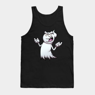 Evil Laughing Ghost Tank Top